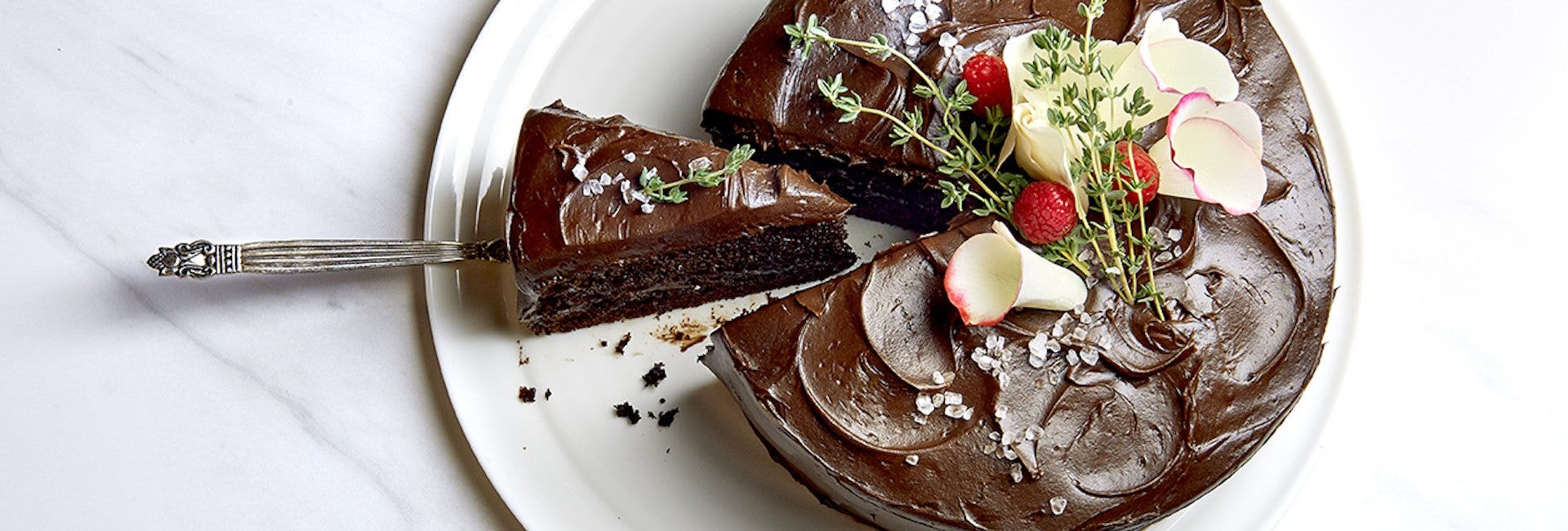 Chocolate Cake with Dark Chocolate Buttercream
