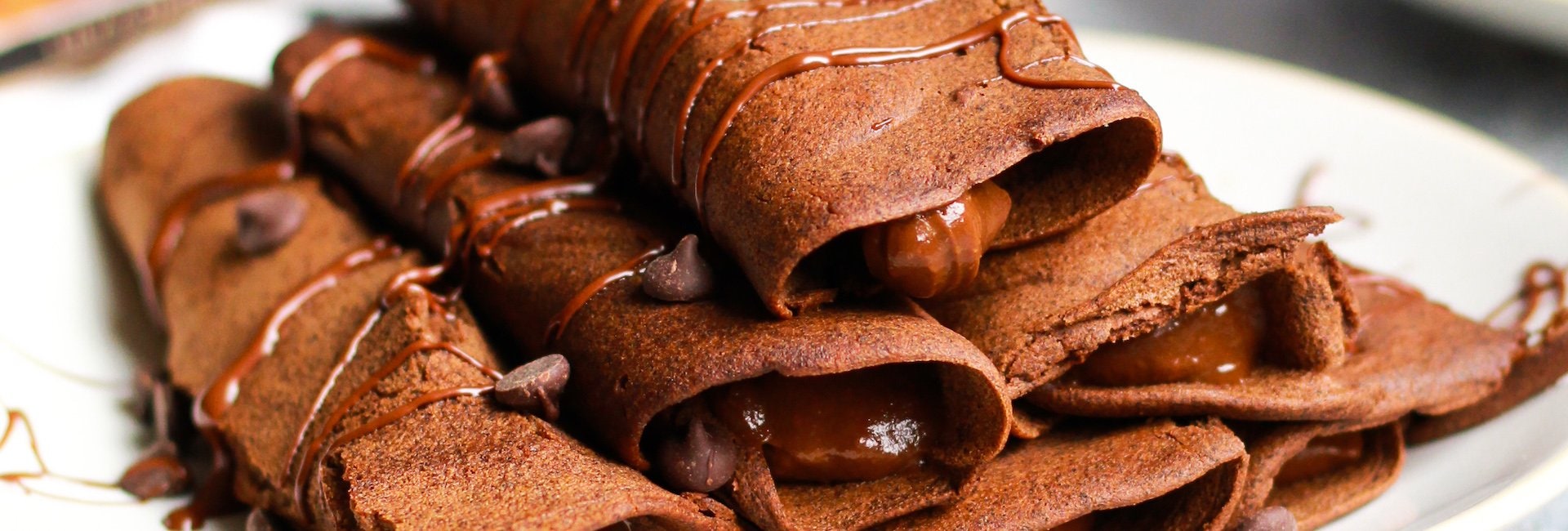 Dairy-free Chocolate Buckwheat Crepes