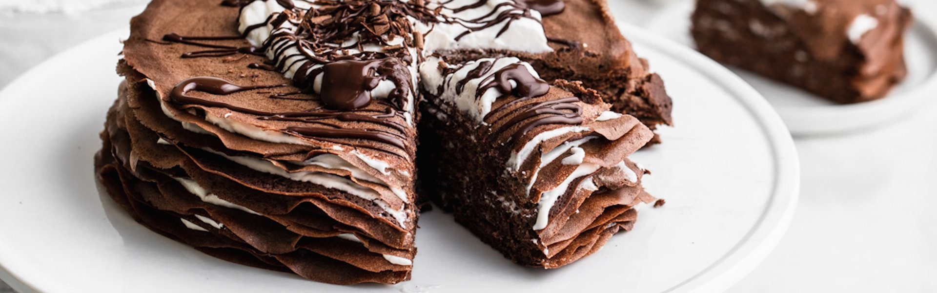 Dairy-free Chocolate Crepe Cake