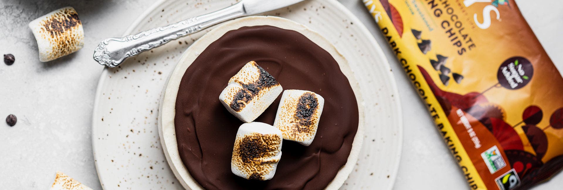 Dairy-free S'mores Cheesecake