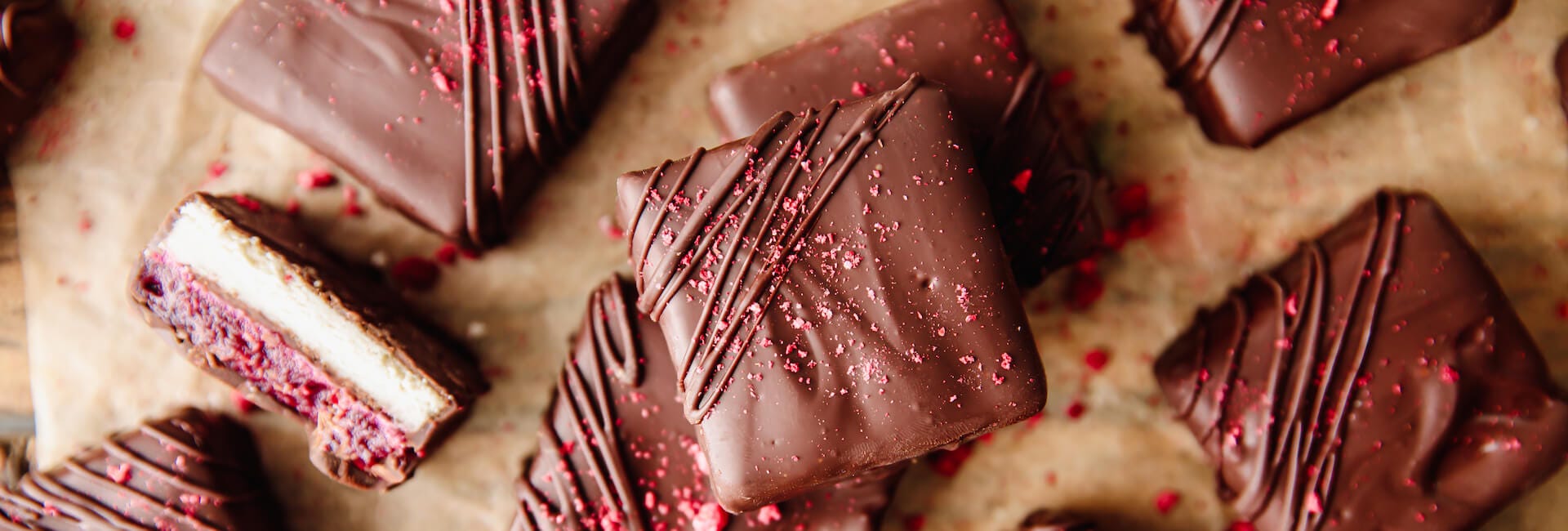 Dark Chocolate Style Raspberry Bars