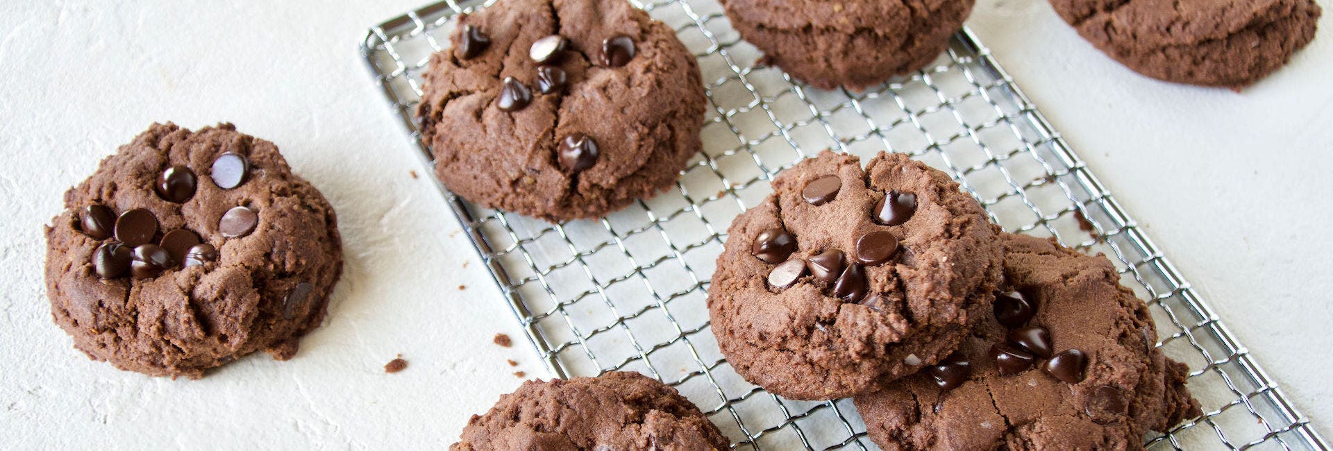 Double Chocolate Chip Peppermint Cookies