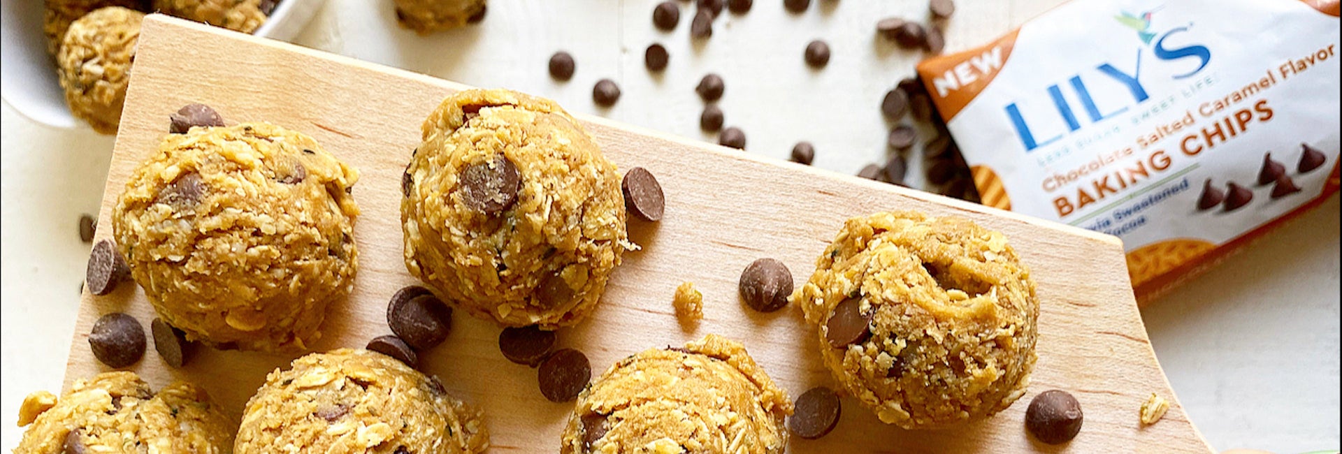 Chocolate Caramel Oatmeal Protein Balls