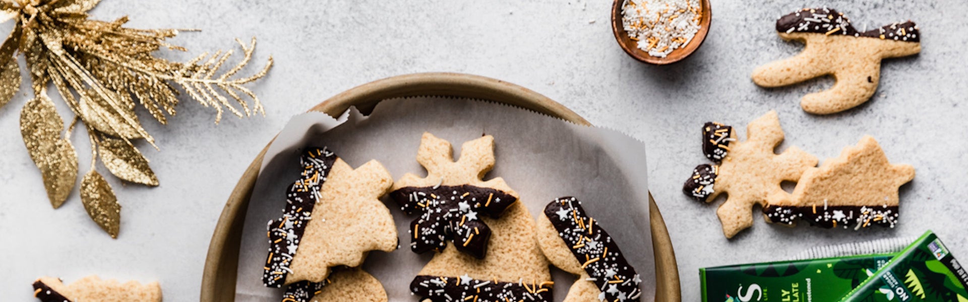 Milk Chocolate Style-Dipped Sugar Cookies