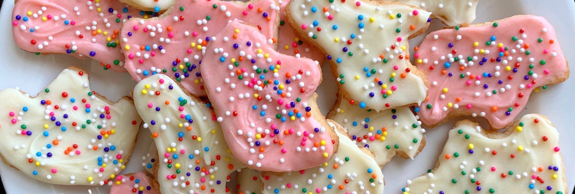 No Added Sugar Frosted Animal Cookies