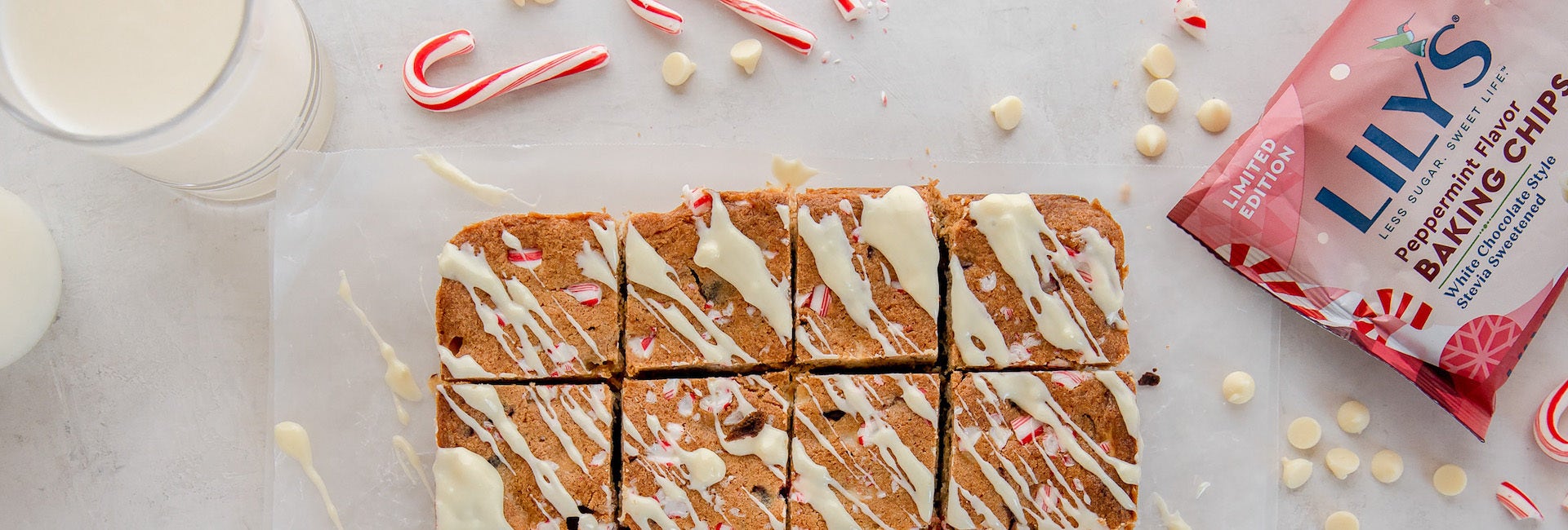 Peppermint Blondies