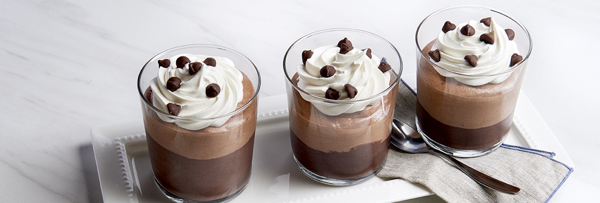 Two Tone Chocolate Mousse